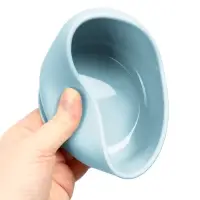 Посуда детская силиконовая, 7 предметов, голубой, Крошка Я