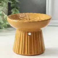 Аромалампа керамика "Лотос" коричневая11,4х11,4х9 см Аромалампа керамика "Лотос" коричневая11,4х11,4х9 см