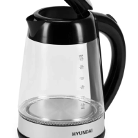 Чайник HYK-G3803 1,7л 2200Вт черный (стекло)