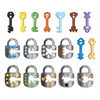 Игра развивающая деревянная "Ключи и замки" 05945