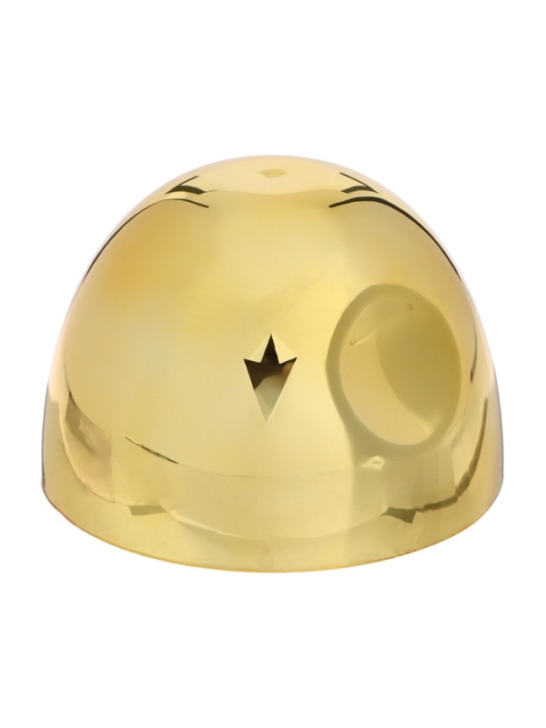 Бутылочка для кормления с наклейками «Корона» от 0 мес., 250 мл., цвет золотой, M&B