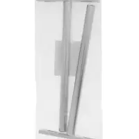Полкодержатель CAPPIO PS002, скрытого монтажа, 67&times;145 мм, набор 2 шт.