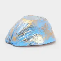 Чаша из кокоса, 22&times;19&times;10 см, сине-золотая