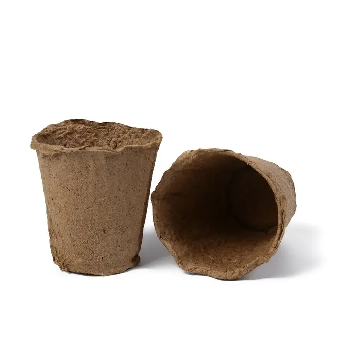 Набор для рассады: торфяной горшок 6×6 см, кассета на 6 ячеек, 17.5×13.5 см, Greengo