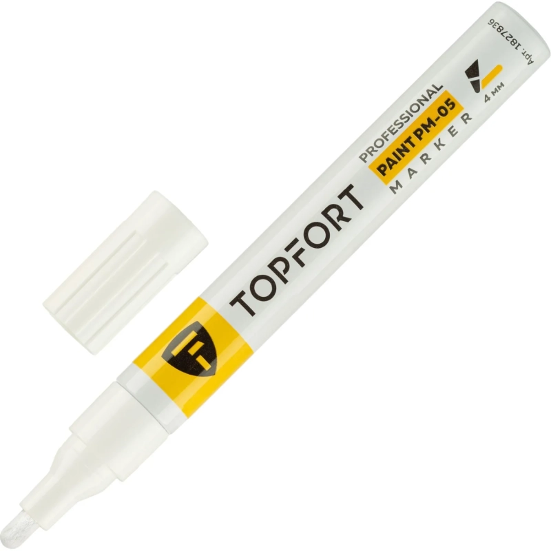 Маркер лаковый Topfort Paint 4 мм белый