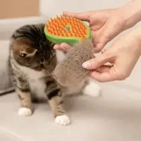 VETTA Щетка для домашних животных, ABS-пластик, силикон, 11,5х6,5 см