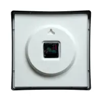 Часы настенные, интерьерные, бесшумные, 30&times;30 см, черные