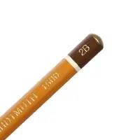 Карандаш чернографитный 2.0 мм, Koh-I-Noor 1500 2B, профессиональный, L=175 мм