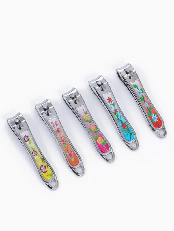 Кусачки книпсер педикюрные, с пилкой, 8 см, МИКС