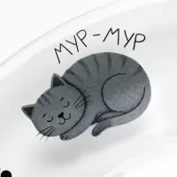Тарелка стеклянная &laquo;Котики&raquo;, 19.6 см