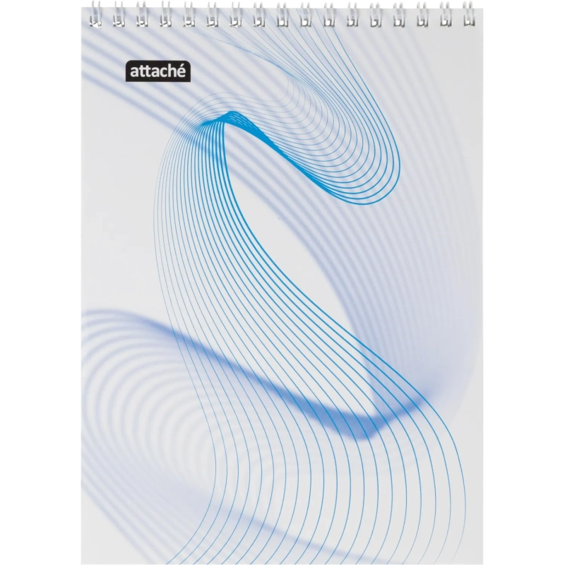 Блокнот А5,60л,клетка,метал.гребень,цв.обложка,Forma,в ассорт