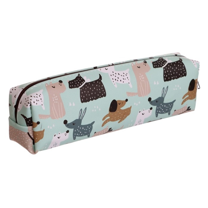 Пенал школьный на молнии Пенал школьный на молнии "Кошки/Собачки", МИКС