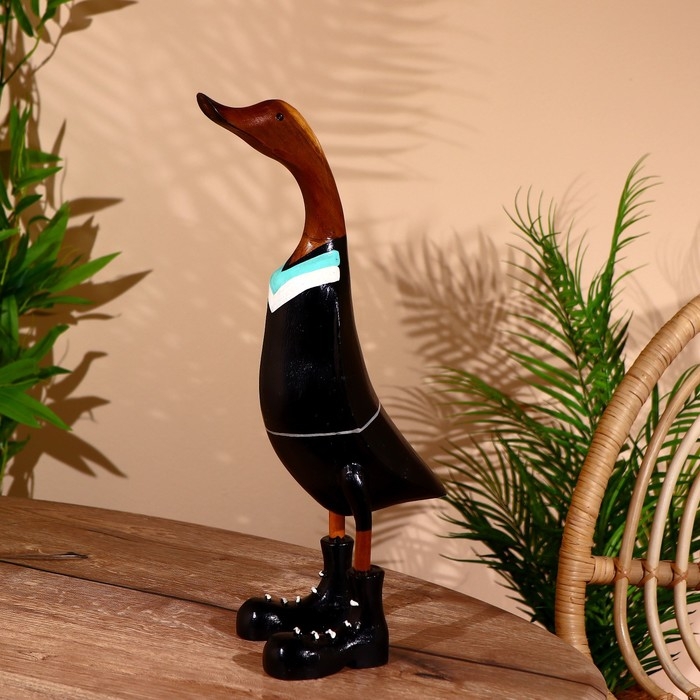 Сувенир "Утка в чёрном" дерево 45 см
