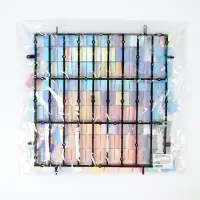 Панель с пайетками для фотозоны 30&times;30 см, цвет индиго