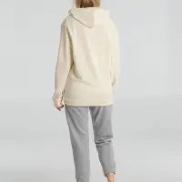 Толстовка с капюшоном унисекс Hoodie, светло-желтая, размер S