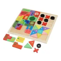 Деревянный  пазл Тетрис 3 в 1