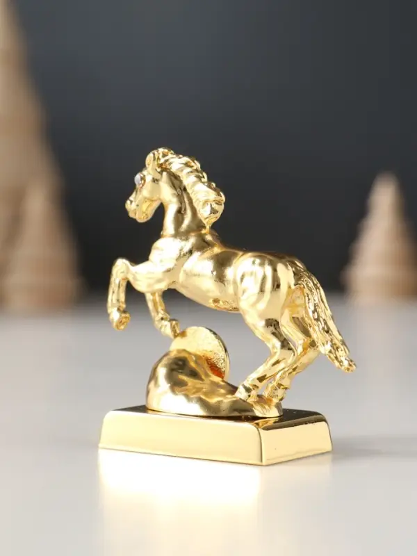 Сувенир Лошадь с монеткой и пожеланием  Сувенир Лошадь с монеткой и пожеланием "Здоровья", 6х2,5х6 см.