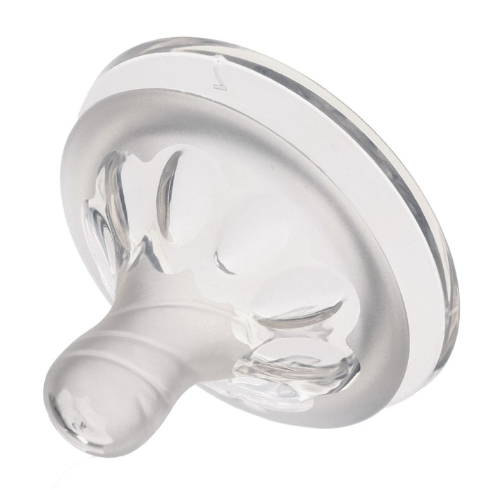 Соска на бутылочку M&B Natural, антиколиковая, от 3 мес., широкое горло Ø50 мм, средний поток