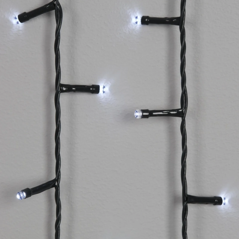 Гирлянда светодиодная 200 ламп, 9м, хол бел, зел пров IP20 SW-XMAXIn-0009