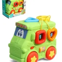 Музыкальная игрушка &laquo;Автобус&raquo; световые и звуковые эффекты