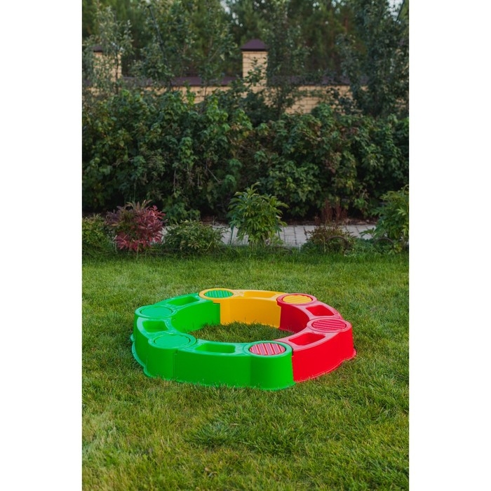 Песочница пластиковая, 115 × 115 × 20 см, разноцветная, «Круг» Песочница пластиковая, 115 × 115 × 20 см, разноцветная, «Круг»