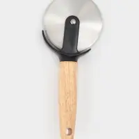 Нож для пиццы и теста Magistro, 20&times;8&times;3 см, нержавеющая сталь, ручка каучук, бежевая, чёрная