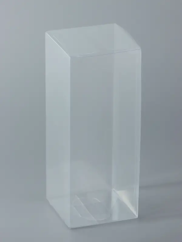 Складная коробка из PVC, прозрачная, 7&times;7&times;18 см