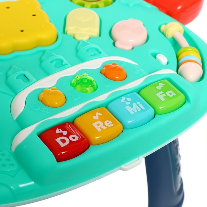 Столик-ходунки 4 в 1, звук, цвет голубой Столик-ходунки 4 в 1, звук, цвет голубой