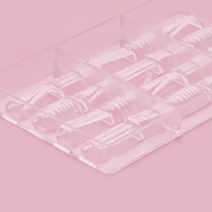 Форма для конфет и шоколада &laquo;Фигурный батончик&raquo;, 20&times;12&times;2.5 см, 20 ячеек 3.3&times;1.6&times;0.8 см, пластик, прозрачная