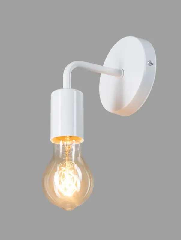 Светильник Бра 2609/1WT, E27, 40 Вт, белый, 10&times;12&times;17.5 см