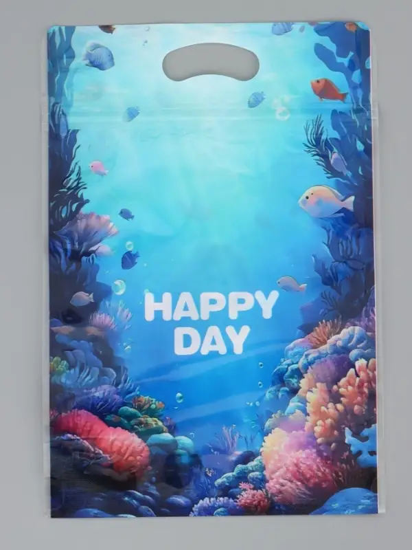 Пакет подарочный, с zip-lock застежкой, Пакет подарочный, с zip-lock застежкой, "Русалочка", 15х23 ± 1см МИКС