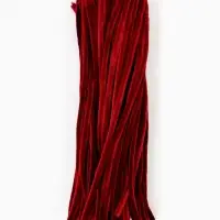 Синельная проволока, набор 100 шт, размер 1 шт 30х0,8 см, цвет бордовый