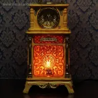 Часы-светильник "Меломан", с будильником, 43 х 16 х 15 см Часы-светильник "Меломан", с будильником, 43 х 16 х 15 см