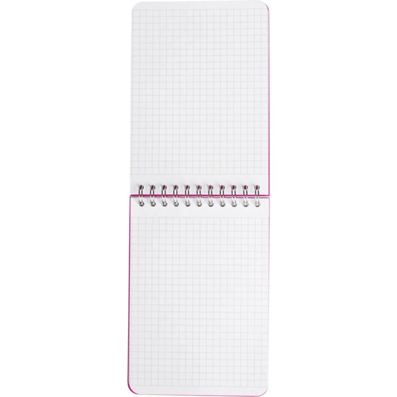 Блокнот А6,пласт обл,80л, ATTACHE FANTASY,розов.