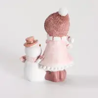 Фигурка &laquo;Девочка со снеговиком&raquo;, 5.2&times;6&times;11.5 см