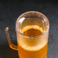 Пивная кружка, 380 мл, охлаждающая, пластик, прозрачная