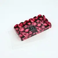 Коробка для кондитерских изделий с пластиковой крышкой &laquo;8 Марта&raquo;, 10.5&times;21&times;3 см