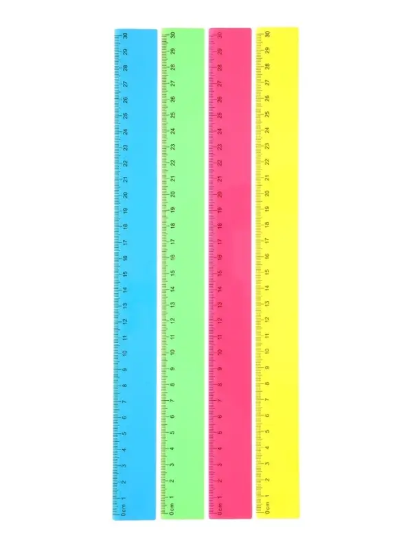 Линейка NEON, 30 см, МИКС