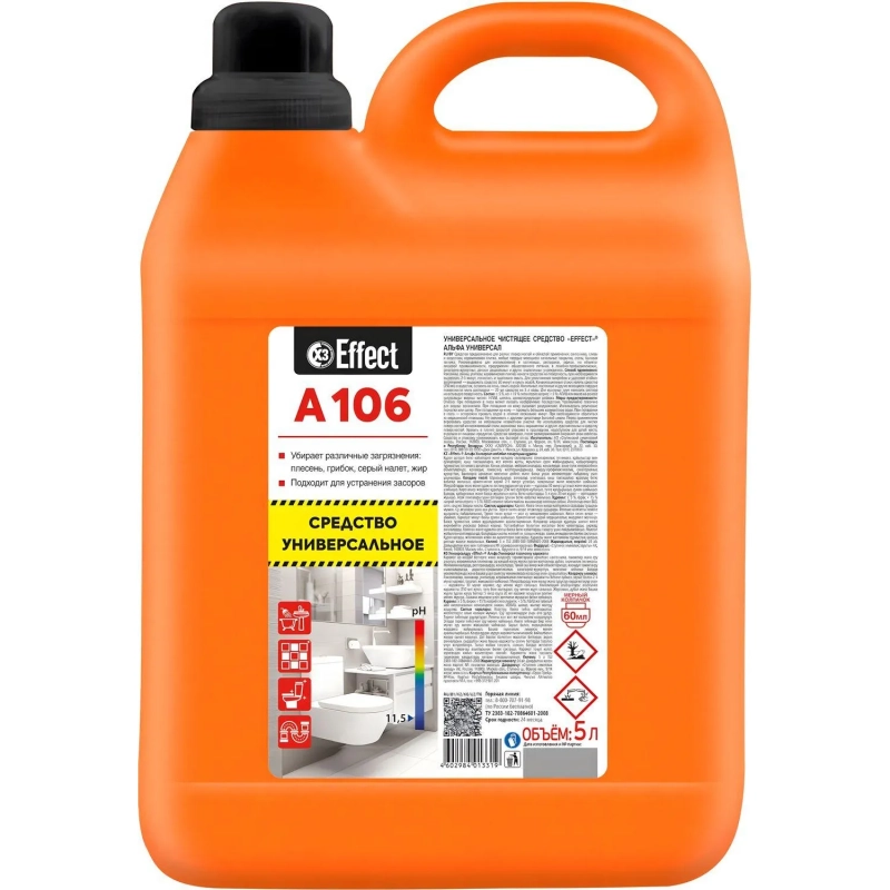 Профхим сантех щел д/уборки и сантехники Effect/ALFA 106, 5л