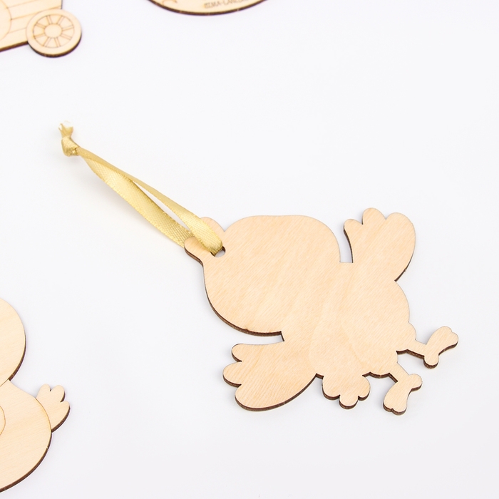 Заготовки для творчества. Роспись по дереву «Пасха: цыплята», 5 шт Заготовки для творчества. Роспись по дереву «Пасха: цыплята», 5 шт