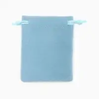 Мешочек бархатный, 7×9 см, голубой