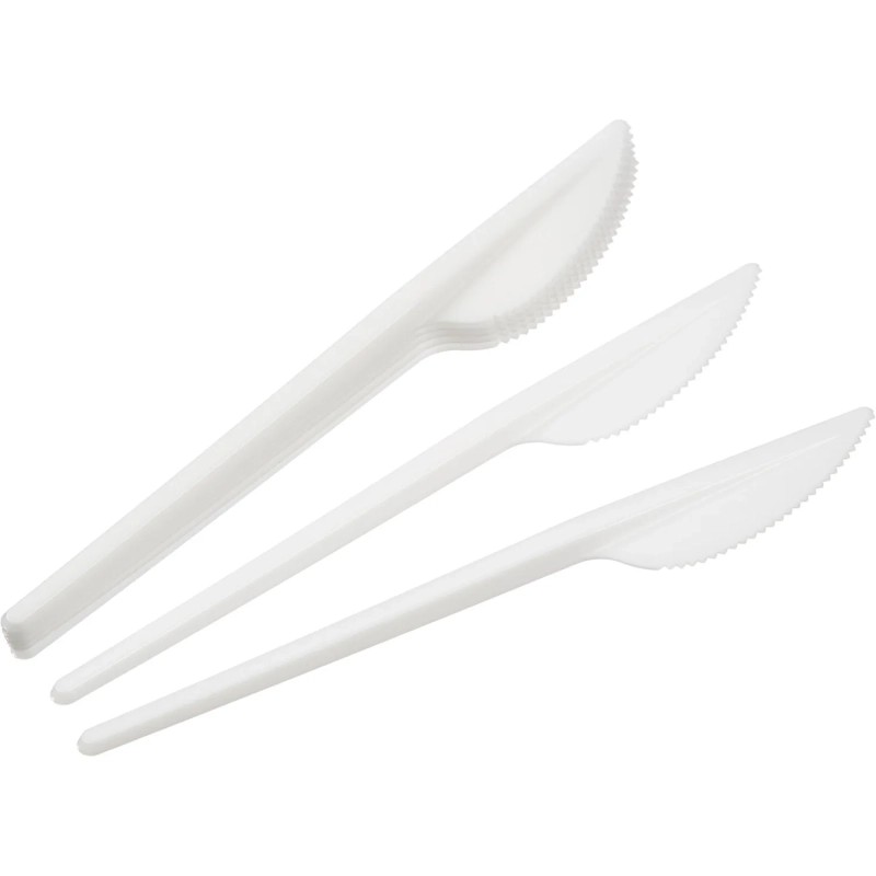 Нож одноразовый 155мм, белый, Выбор есть &nbsp;ПС 100шт/уп