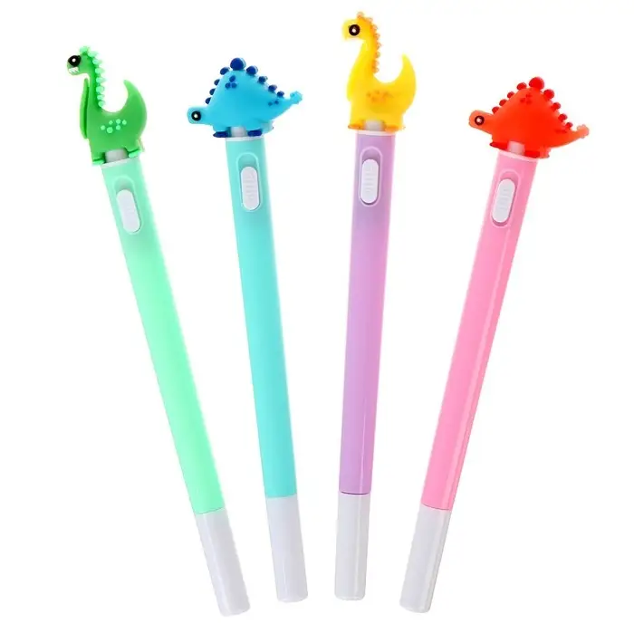 Ручка световая «Динозаврик», синие чернила, МИКС