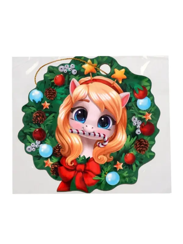 Подвеска новогодняя деревянная Лесная мастерская &laquo;Лошадка&raquo;