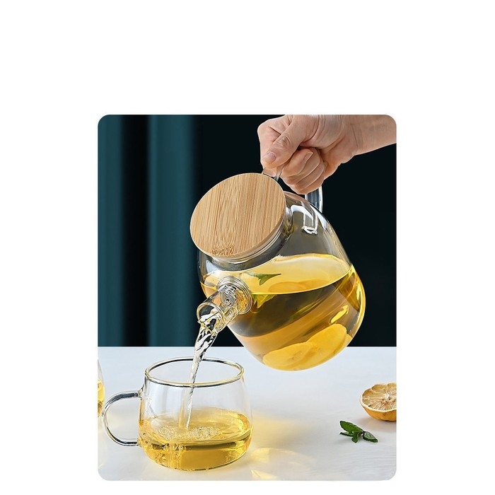 Чайник заварочный стеклянный - заварник 1500 мл Чайник заварочный стеклянный - заварник 1500 мл