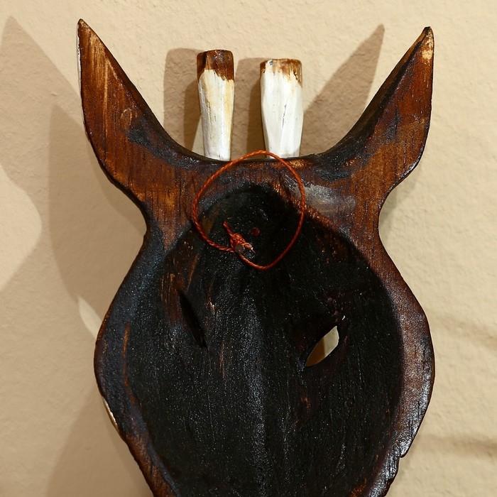 Маска Маска "Зебра" албезия 19х9х4 см