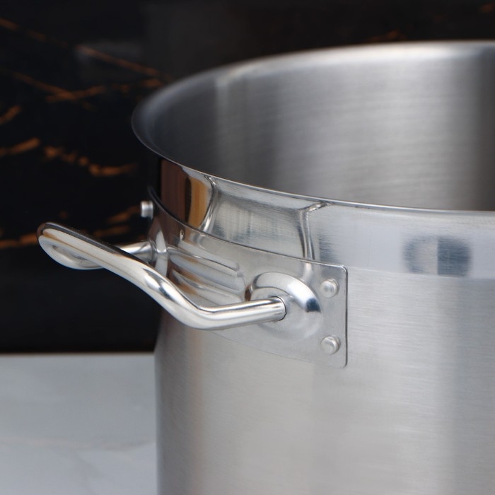 Кастрюля, 9 л, d=28 см, h=17,5 см, металлическая крышка, капсульное дно, индукция