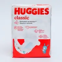 Подгузники HUGGIES Classic (4-9 кг), 16 шт
