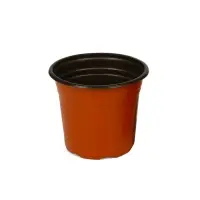 Горшок для рассады, 1.7 л, d=16 см, h=13.5 см, мягкий пластик, терракот, Greengo