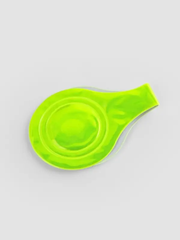 Светоотражающая клипса на магните, 5&times;15 см, жёлтая